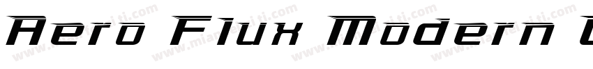 Aero Flux Modern C字体转换